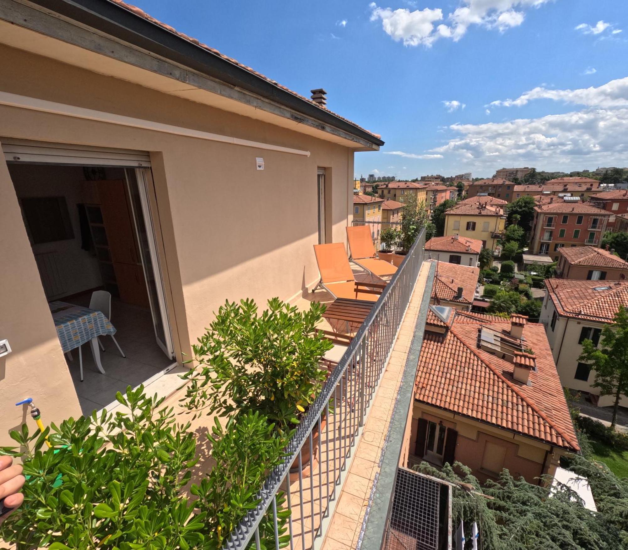 Bellavista Panoramic Terrace Appartamento Con Terrazza Zona Sant Orsola Bologna Bagian luar foto